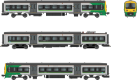 4D-323-003S Dapol Class 323 3 Car EMU - 323213 London Midland
